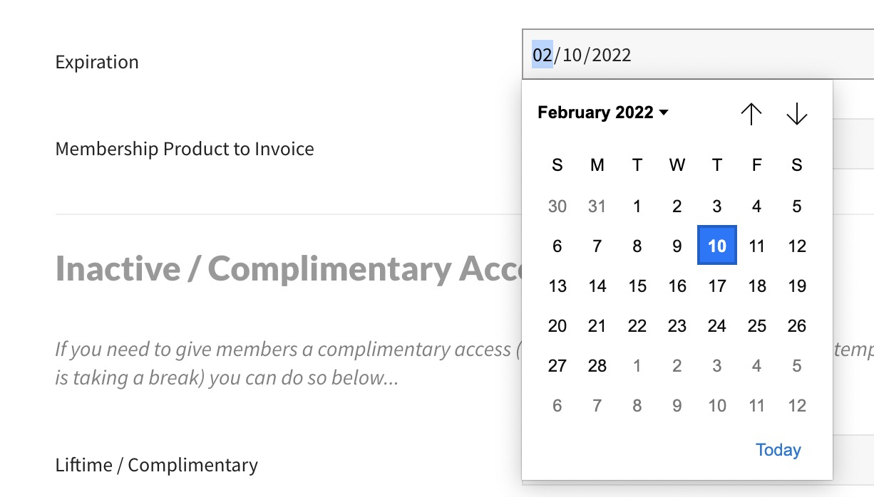 pooldues swim tennis software change expiration date