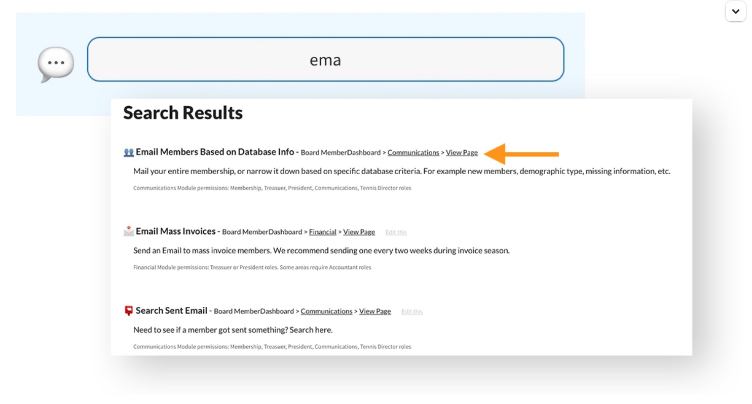 pooldues board search