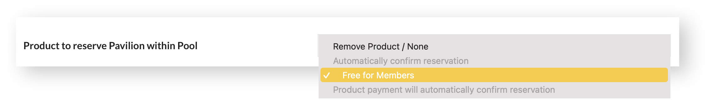 pooldues facility facilities reserve free to members