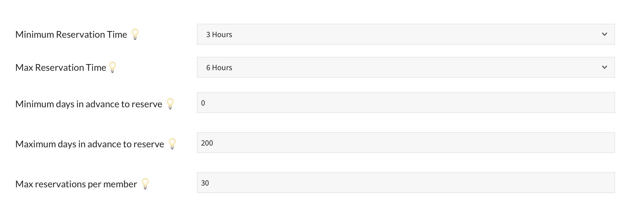 pooldues facility facilities settings member restriction
