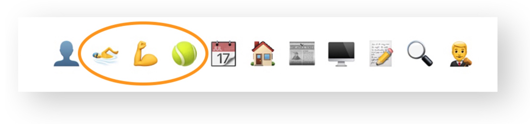 pooldues top bar grid icons