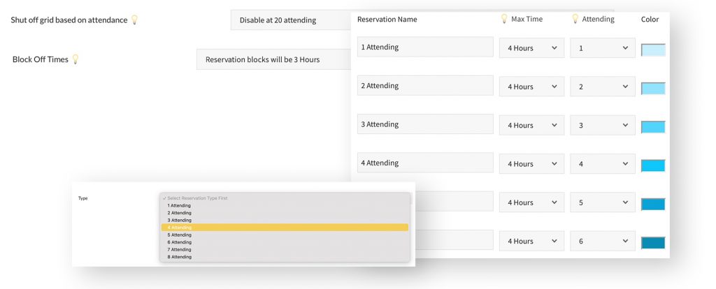 General Reservation Types – Knowledge Base