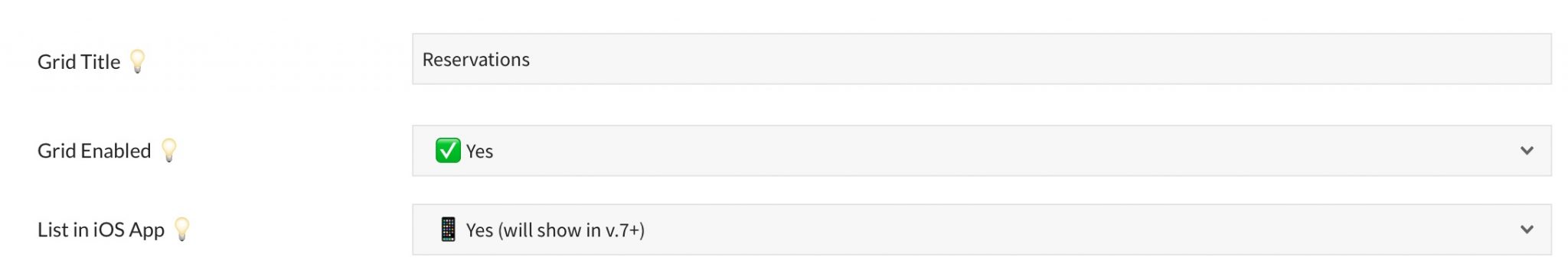 Initial Reservation Grid Settings – Knowledge Base