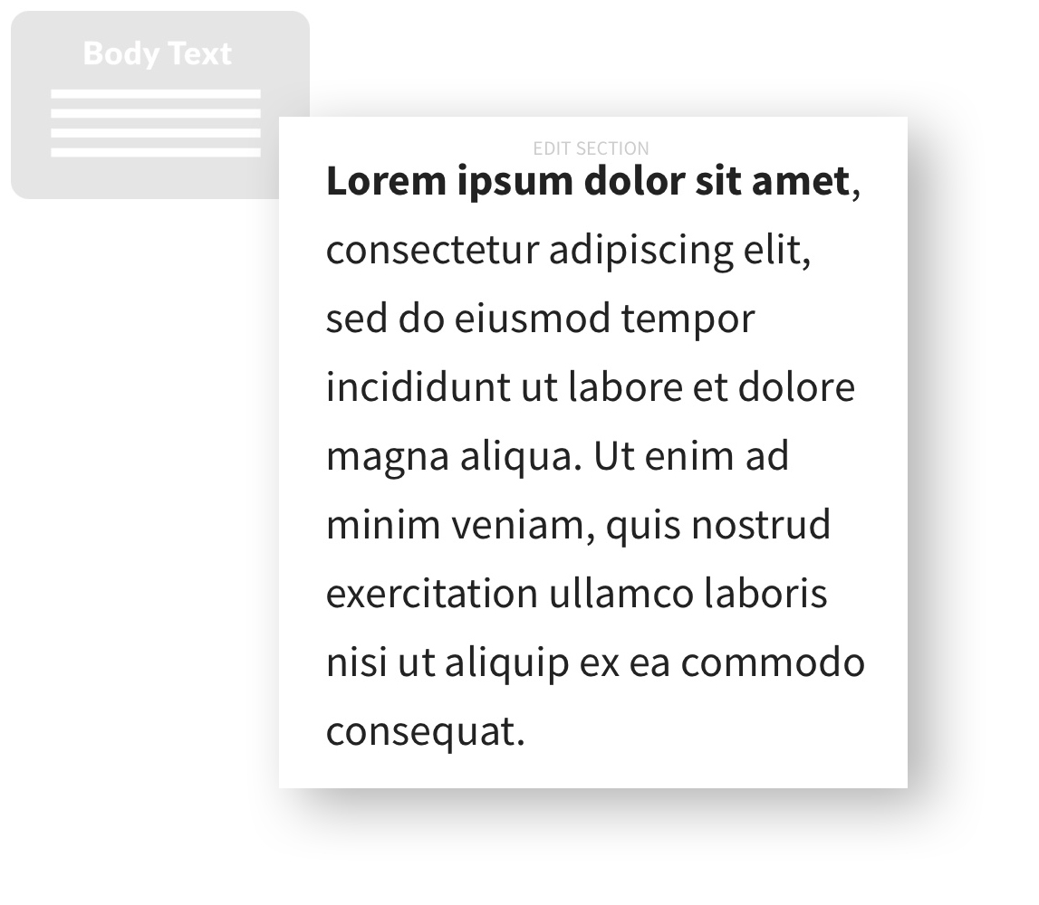 pooldues section body text