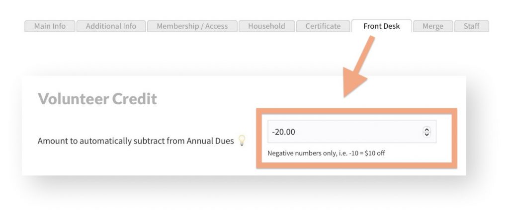 Store Credit for Volunteer Work Hours – Knowledge Base