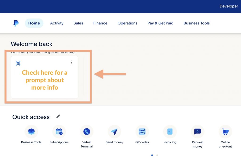 Troubleshooting – PayPal Requires More Information – Knowledge Base